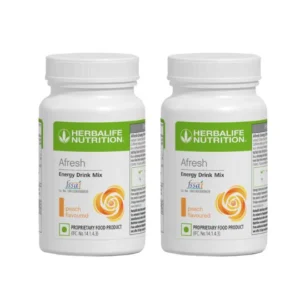 Herbalife Afresh Energy Drink Mix 50g Peach Pack Of 2